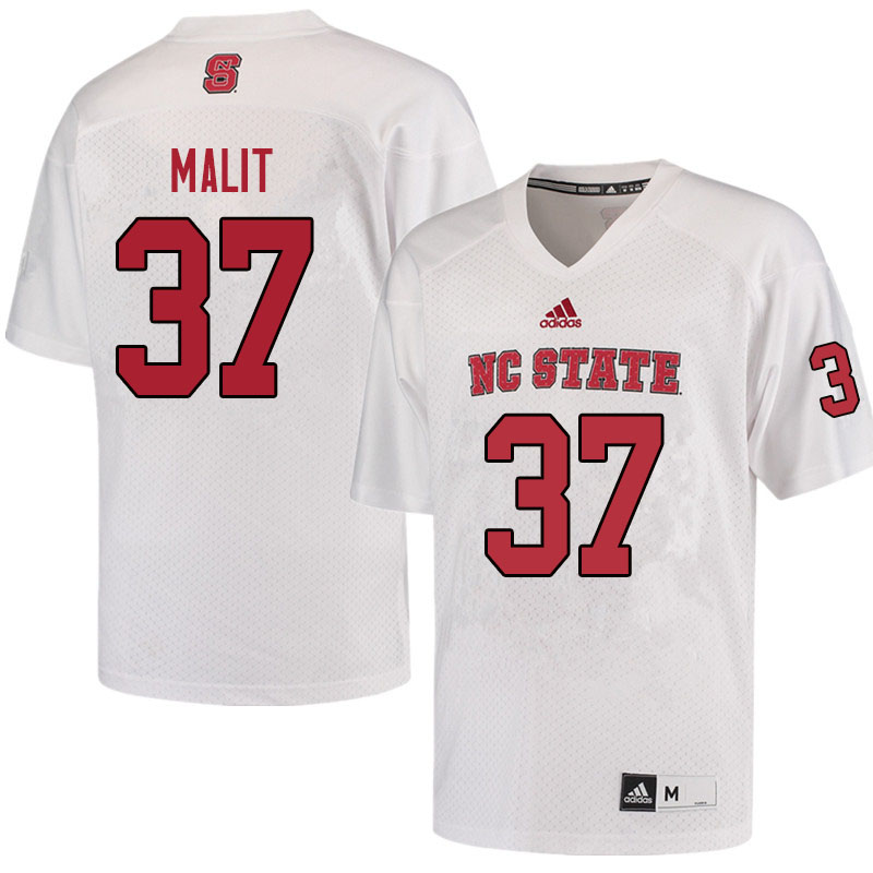 Men #37 Jessie Malit NC State Wolfpack College Football Jerseys Sale-Red
